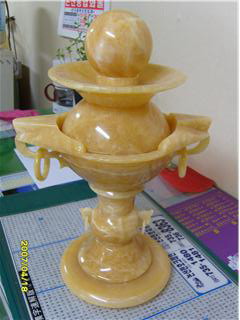 China Xingyan Mihuang Stone Feng Shui Ball Arca Fountain