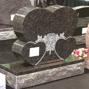 Cina Xingyan Double Heart Sculpture Art Tombstone