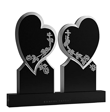 Cina Xingyan Rusia Gaya Rusia Double Heart Simbol Agama Art Tombstone