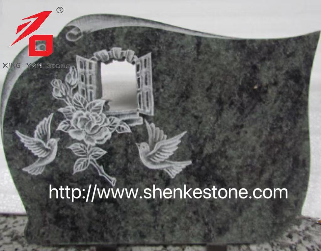 Plak Memorial Burung Diukir Hijau Hijau