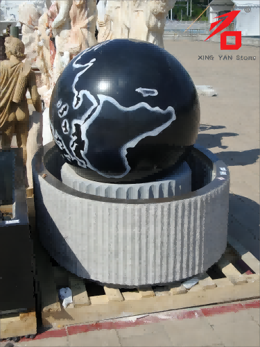 Fountain dengan Bola Granit